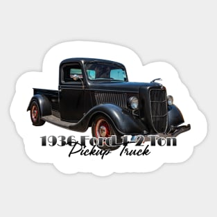 1936 Ford 1/2 Ton Pickup Truck Sticker